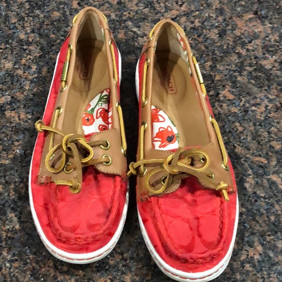 coach boat shoes